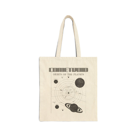 Planets Orbit Canvas Tote Bag